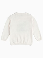 Trotters London White Little Winter White Ria Rocking Horse Jumper - Image 2 of 3