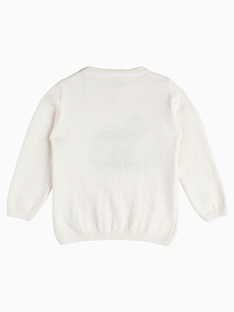 Trotters London White Little Winter White Ria Rocking Horse Jumper - Image 2 of 3