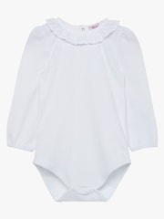 Боди белого цвета с вышивкой Trotters London Laura - Изображение 1 из 3