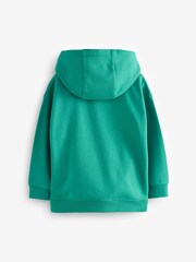 Teal Green Dinosaur Graphic Hoodie (3-16yrs) - Image 5 of 6