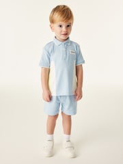 Baker by Ted Baker Colourblock Polo Shirt and Short Set - Image 1 of 12