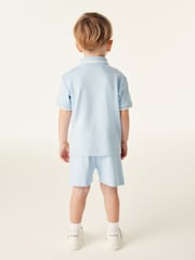 Baker by Ted Baker Colourblock Polo Shirt and Short Set - Image 4 of 12