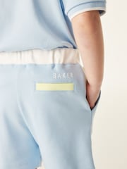 Baker by Ted Baker Colourblock Polo Shirt and Short Set - Image 7 of 12