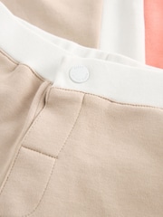 Baker by Ted Baker Stone Colourblock 100% Cotton Polo Shirt and Short Set - Image 6 of 6