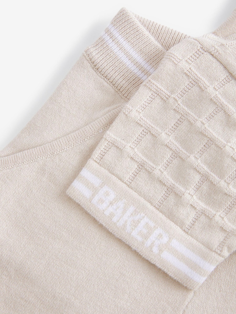 Baker by Ted Baker Knitted Polo Shirt and Short Set - Image 10 of 10