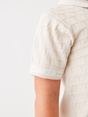 Baker by Ted Baker Knitted Polo Shirt and Short Set - Image 4 of 10