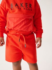 Baker by Ted Baker Red Nylon Sweatshirt and Short Set - Image 3 of 9