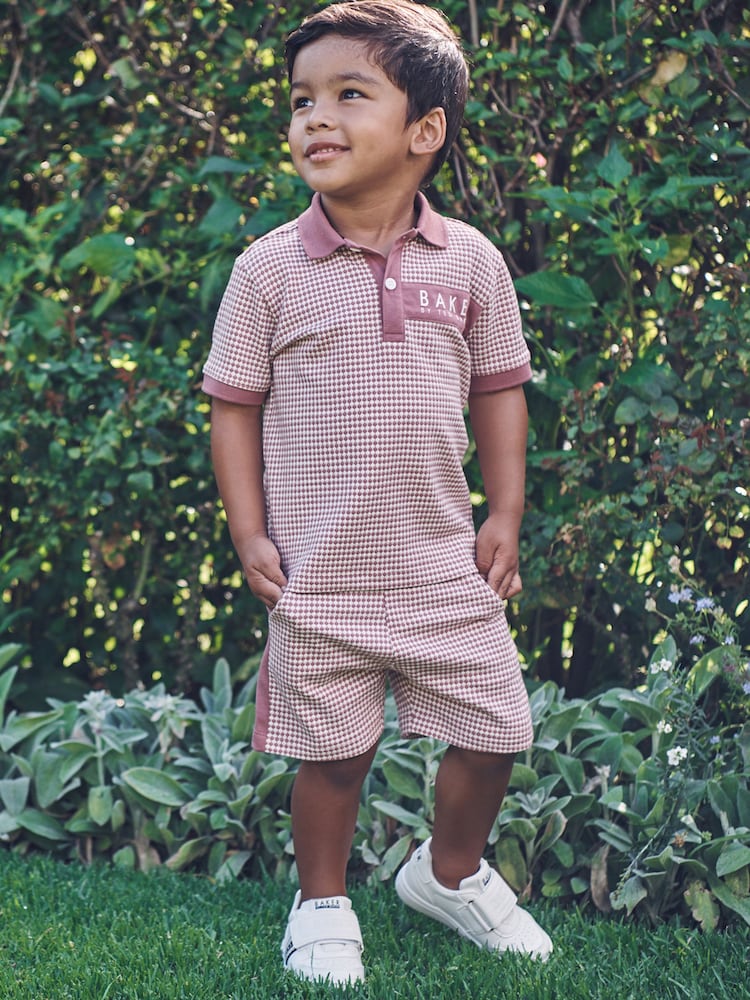 Baker by Ted Baker Textured Polo Shirt and Short Set - Image 1 of 17 Baker by Ted Baker Textured Polo Shirt and Short Set - Image 1 of 17