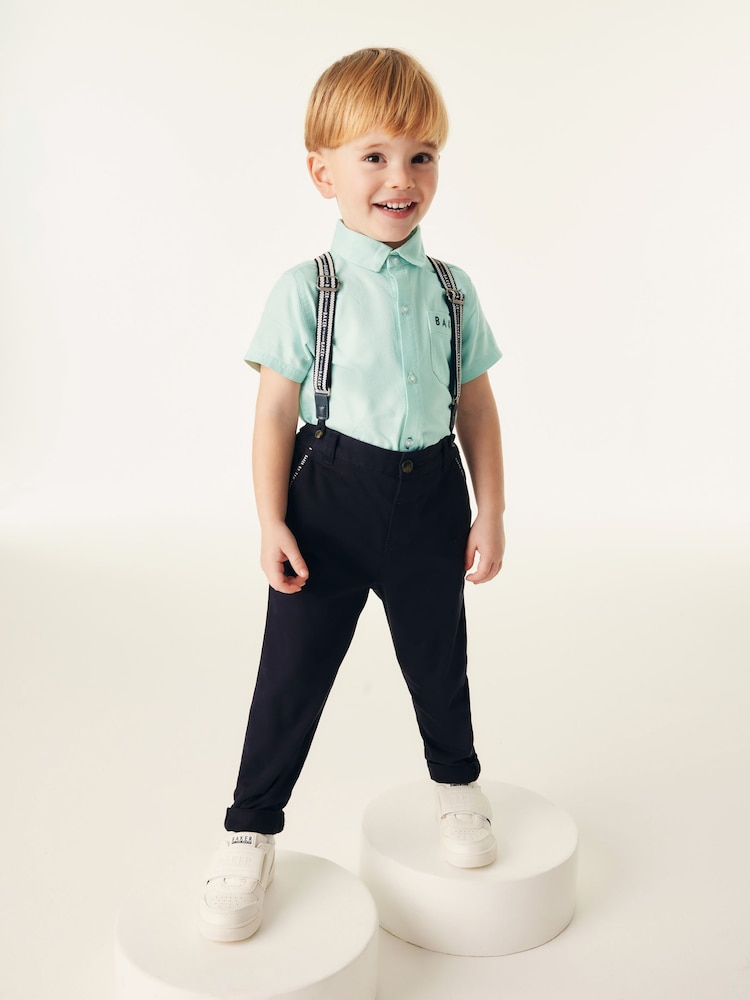 Grün - Baker By Ted Baker Hemd und Hose im Set - Bild 2 von 14 Grün - Baker By Ted Baker Hemd und Hose im Set - Bild 2 von 14