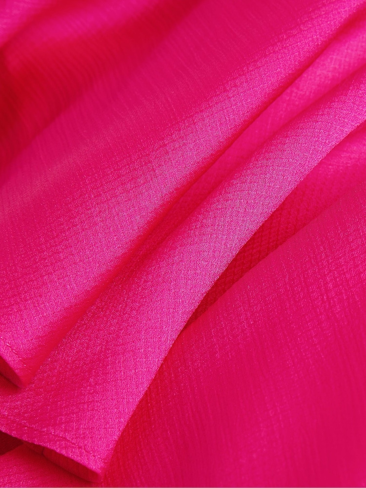 Ted Baker Pink Elsieee Fluted Hem Mini Dress - Image 6 of 6 Ted Baker Pink Elsieee Fluted Hem Mini Dress - Image 6 of 6