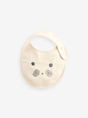 Pink Faces Baby 100% Cotton Bibs 3 Pack - Image 3 of 4