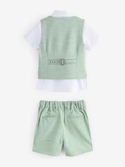 Baker by Ted Baker Shirt Waistcoat and Short Set - Image 10 of 16
