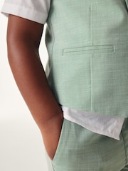 Baker by Ted Baker Shirt Waistcoat and Short Set - Image 4 of 16