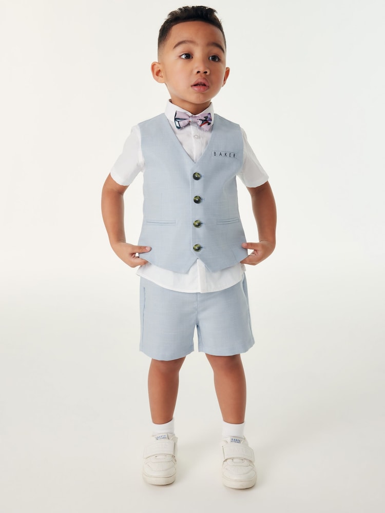 Baker by Ted Baker Shirt Waistcoat and Short Set - Image 1 of 13