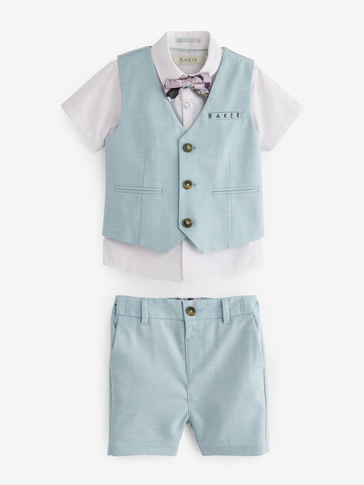 Baker by Ted Baker Shirt Waistcoat and Short Set - Image 13 of 13