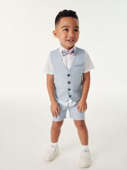 Baker by Ted Baker Shirt Waistcoat and Short Set - Image 2 of 13