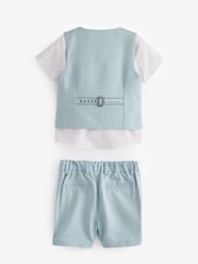 Baker by Ted Baker Shirt Waistcoat and Short Set - Image 9 of 13