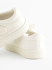White Standard Fit (F) Machine Washable Mary Jane Shoes - Image 5 of 6