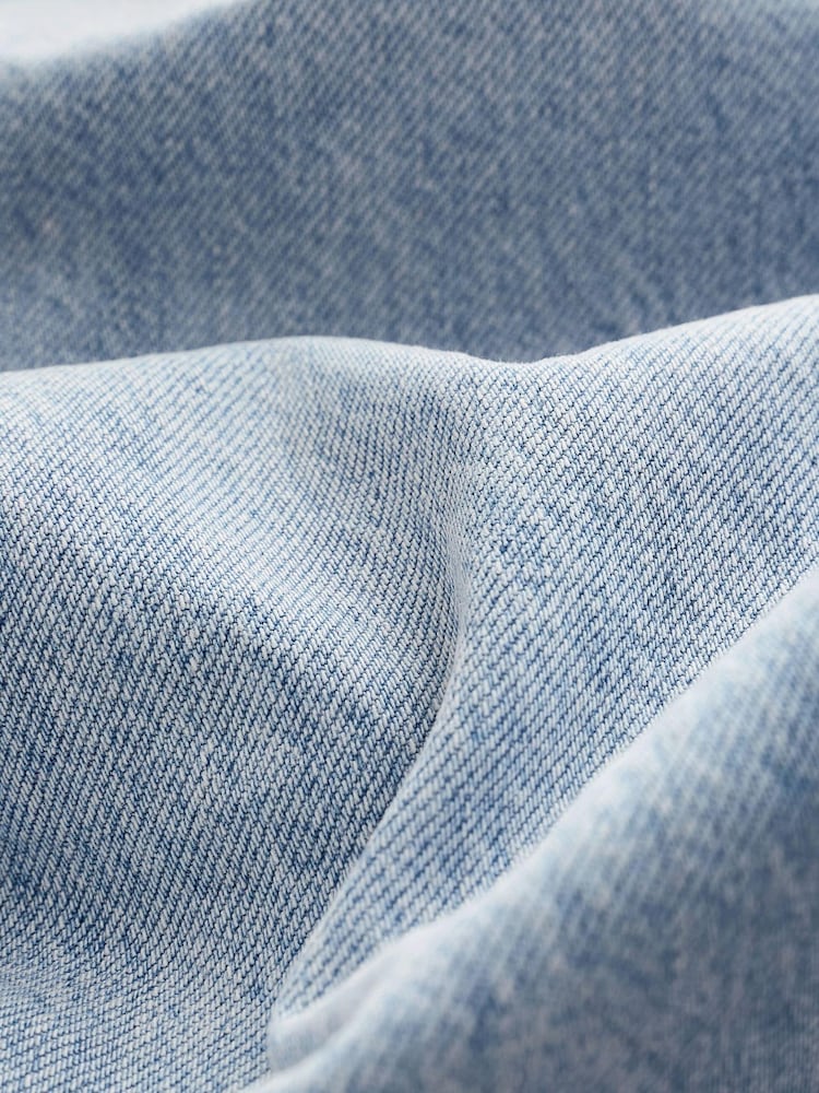 Mid Blue Baggy Wide Leg Jeans - Image 5 of 5