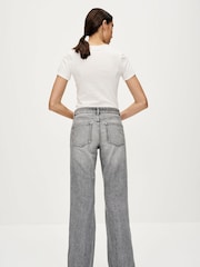 Grey Relaxed Bootcut Jeans - Image 4 of 7