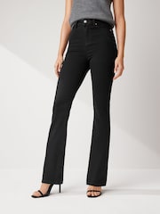 Black Push-Up Bootcut Jeans - Image 3 of 6