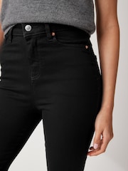 Black Push-Up Bootcut Jeans - Image 4 of 6