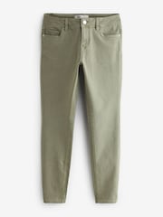 Sage Green Low Rise Skinny Jeans - Image 1 of 3