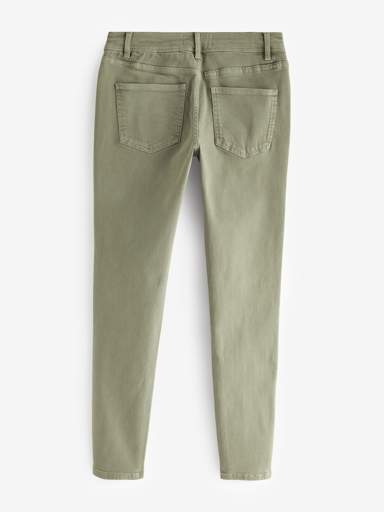 Sage Green Low Rise Skinny Jeans - Image 2 of 3