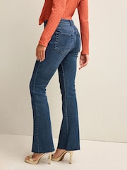 Inky Blue Super Soft Denim Flare Jeans - Image 4 of 7