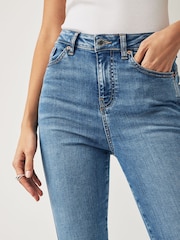 Dark Blue Push-Up Bootcut Jeans - Image 4 of 6
