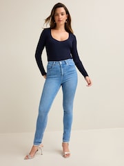 Denim, Mittelblau - Superweiche Skinny Jeans - Bild 1 von 6