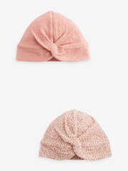 Neutralny - Turbany niemowlęce, 2 szt. w opakowaniu zbiorczym (0–18 miesięcy) - Image 1 of 3
