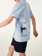 Modra polo majica Baker by Ted Baker - Slika 5 iz 15