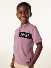 Baker by Ted Baker Nylon Panel Polo Shirt - Image 3 of 11