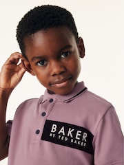 Baker by Ted Baker Nylon Panel Polo Shirt - Image 4 of 11