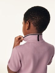 Baker by Ted Baker Nylon Panel Polo Shirt - Image 6 of 11