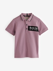 Baker by Ted Baker Nylon Panel Polo Shirt - Image 8 of 11