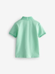 Baker By Ted Baker Strukturiertes Polo-Shirt, Grün - Bild 2 von 2