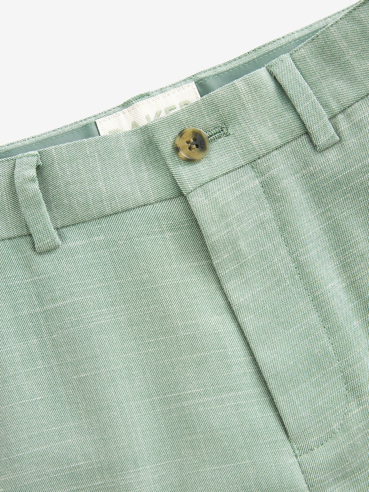 Vert - Pantalons de costume Baker by Ted Baker - Image 10 of 12