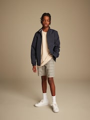 Check Linen Blend Chino Shorts (3-16yrs) - Image 3 of 7