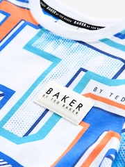 Baker by Ted Baker Graphic 100% Cotton T-Shirt - Image 10 of 11