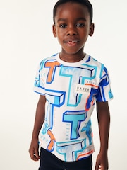 Baker by Ted Baker Graphic 100% Cotton T-Shirt - Image 4 of 11