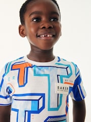 Baker by Ted Baker Graphic 100% Cotton T-Shirt - Image 5 of 11