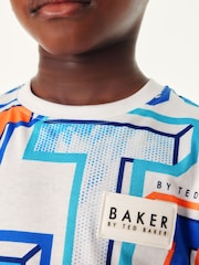 Baker by Ted Baker Graphic 100% Cotton T-Shirt - Image 6 of 11