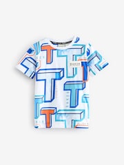 Baker by Ted Baker Graphic 100% Cotton T-Shirt - Image 8 of 11