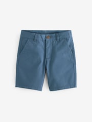 Indigo Blue 100% Cotton Chino Shorts (3-16yrs) - Image 1 of 3