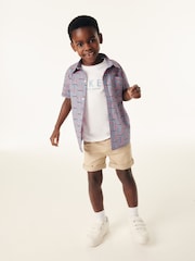 Baker by Ted Baker Albastru Tricou și Cămăși 100% Set din bumbac - Imaginea 2 din 6
