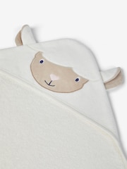 JoJo Maman Bébé Personalised Lamb Hooded Towel - Image 3 of 5