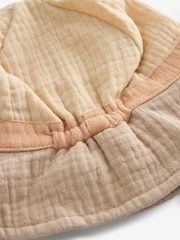Neutral Bear Bucket Baby Hat - Image 4 of 5