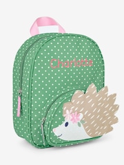JoJo Maman Bébé Personalised Hedgehog Backpack - Image 1 of 5